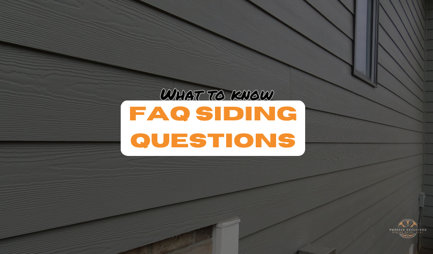faq siding questions