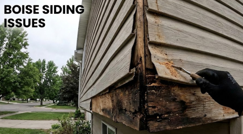 water damage to siding