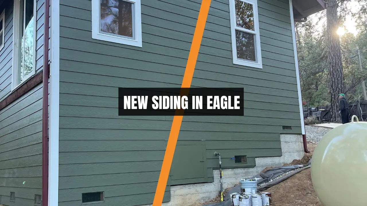 new siding eagle painting exterior eagle