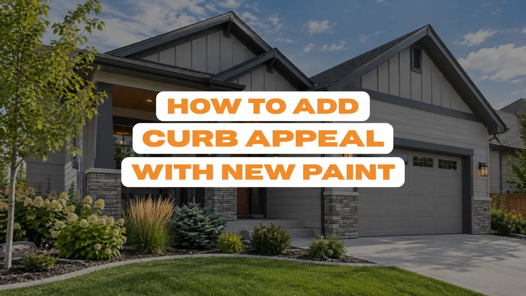 add curb appeal with new paint in boise